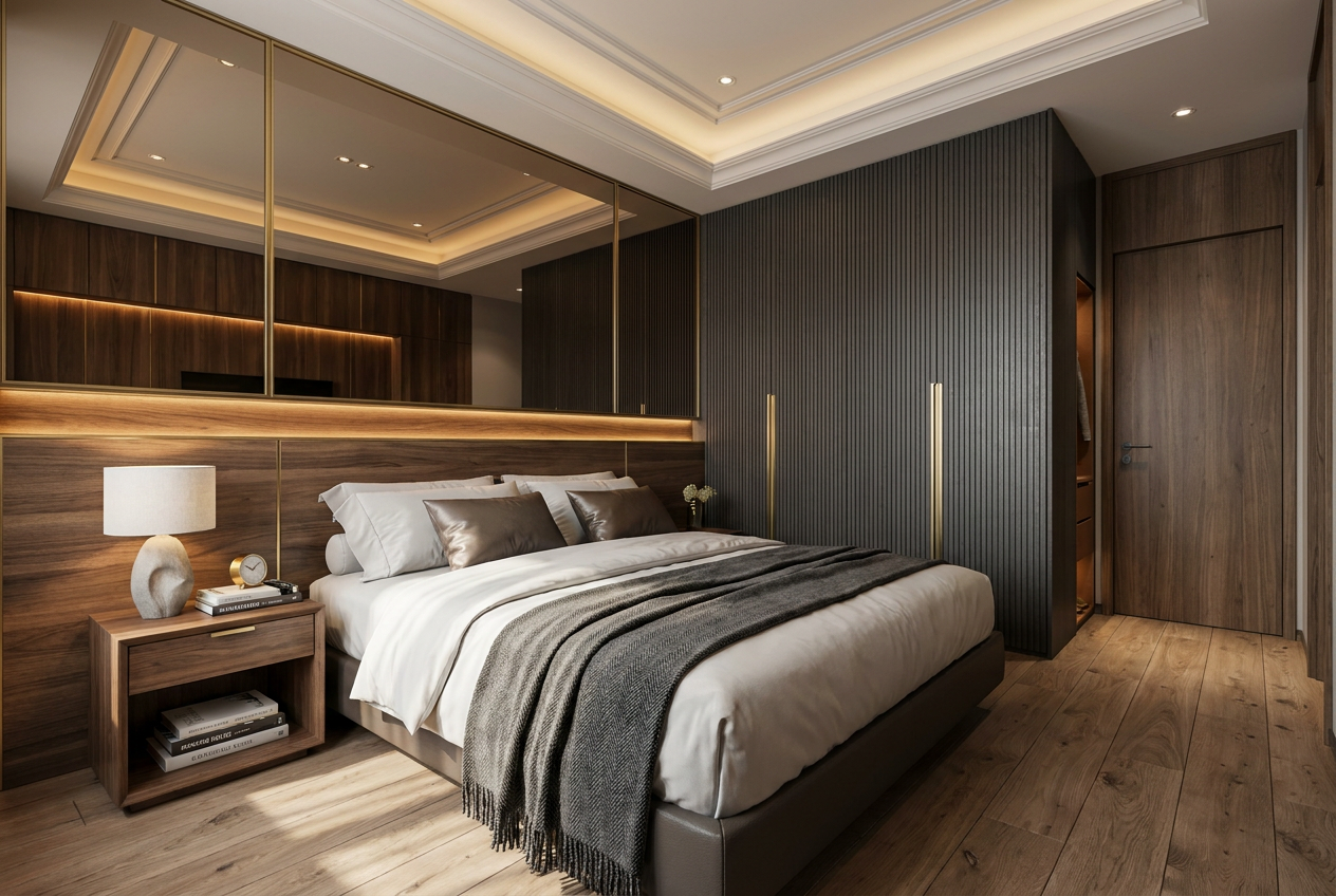 Contemporary Lux Hotel interior design — example 1 by Mr Cow Studio Singapore
