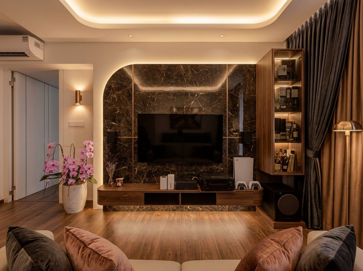 Contemporary Executive — landed home interior design in Bukit Timah, Singapore by Mr Cow Studio