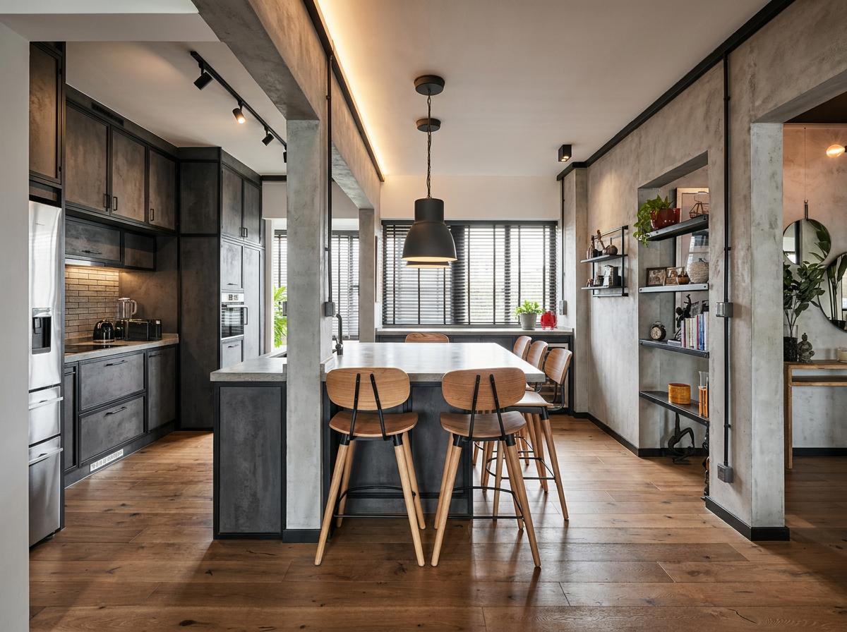 Black Steel Frames — Industrial Edge by Mr Cow Studio