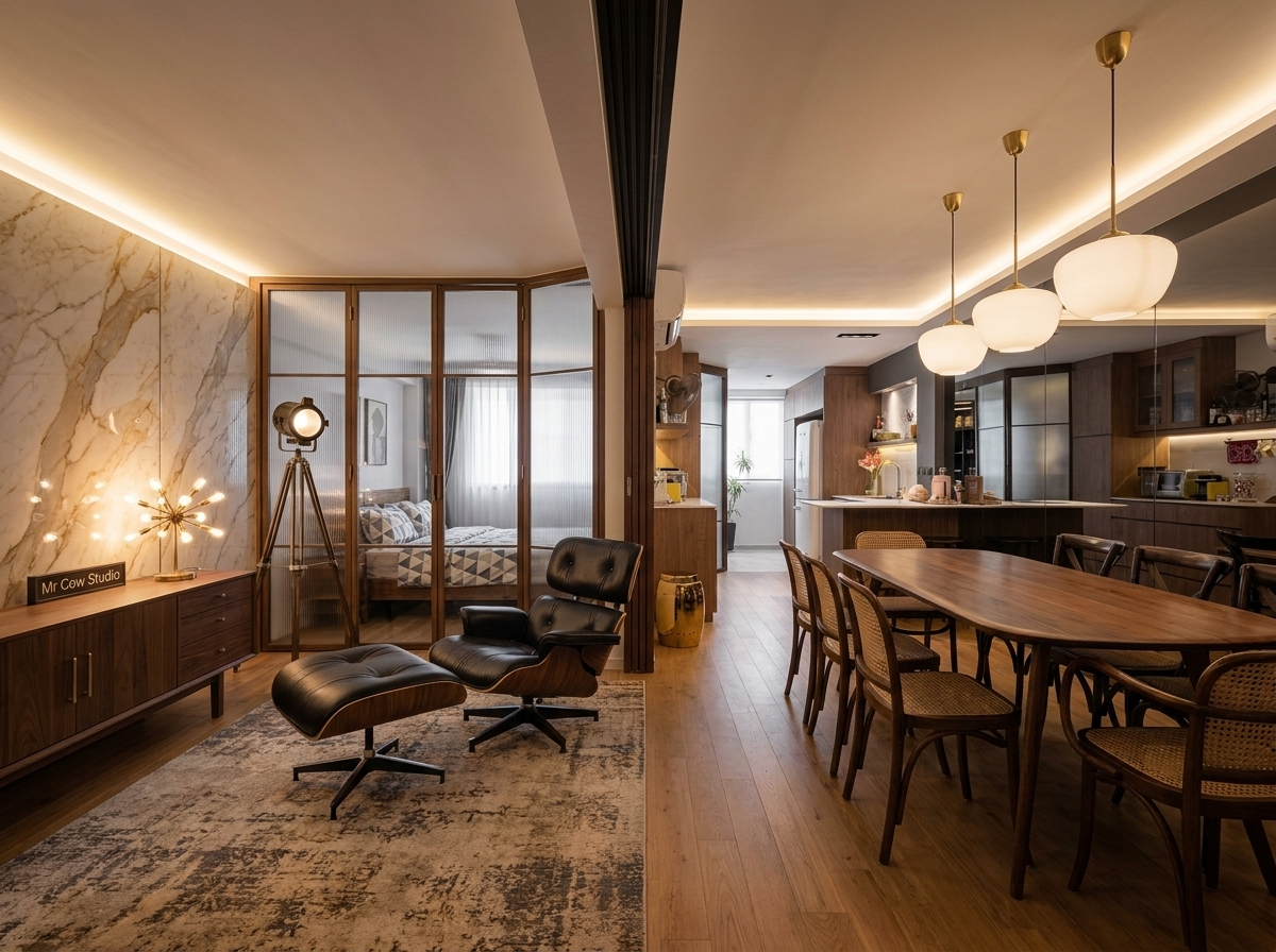 Walnut Era — Mid Century Modern project by Mr Cow Studio