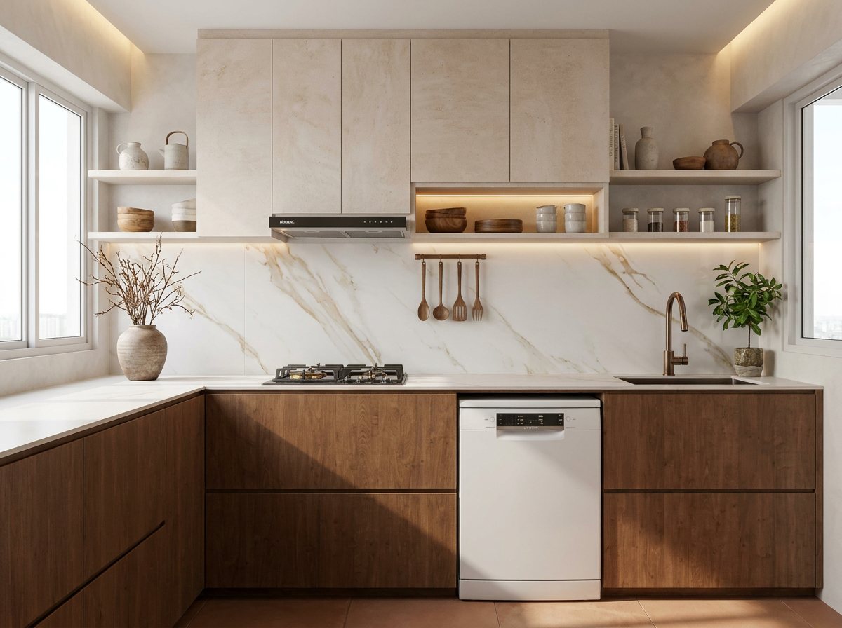 Contemporary kitchen — Urban Edit by Mr Cow Studio Singapore