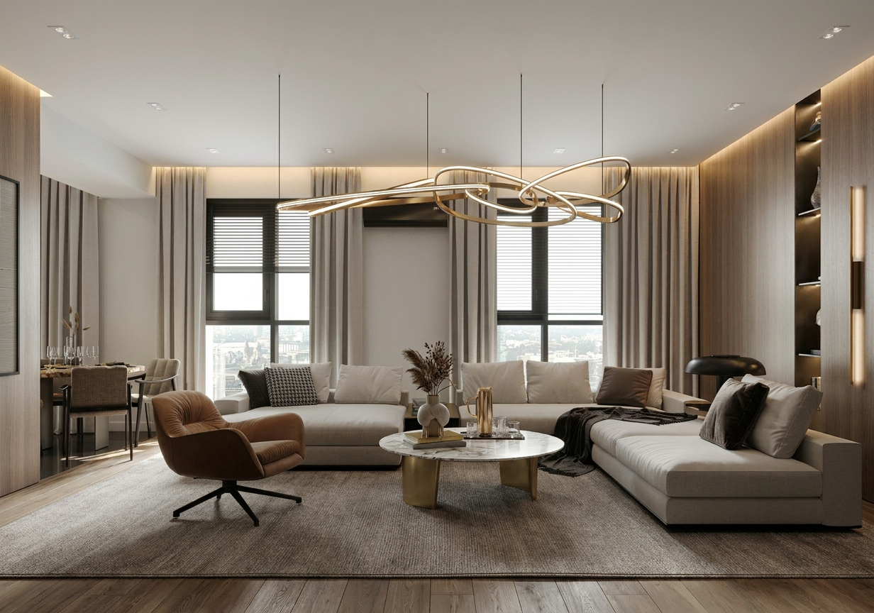 Modern Luxury Condo — 3-bedroom Orchard condominium interior design by Mr Cow Studio Singapore