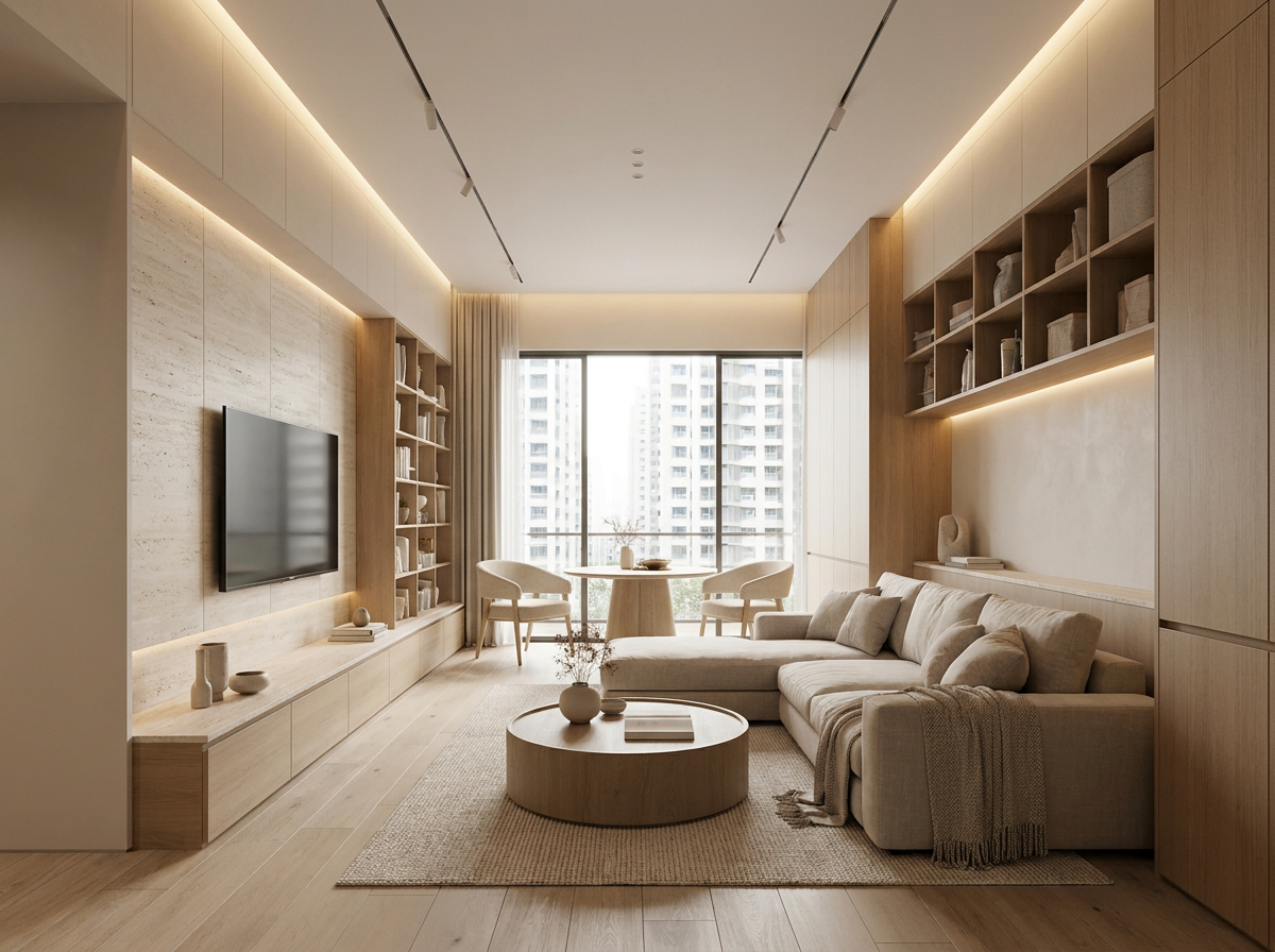 Quiet Lines — Modern Minimalist interior by Mr Cow Studio Singapore
