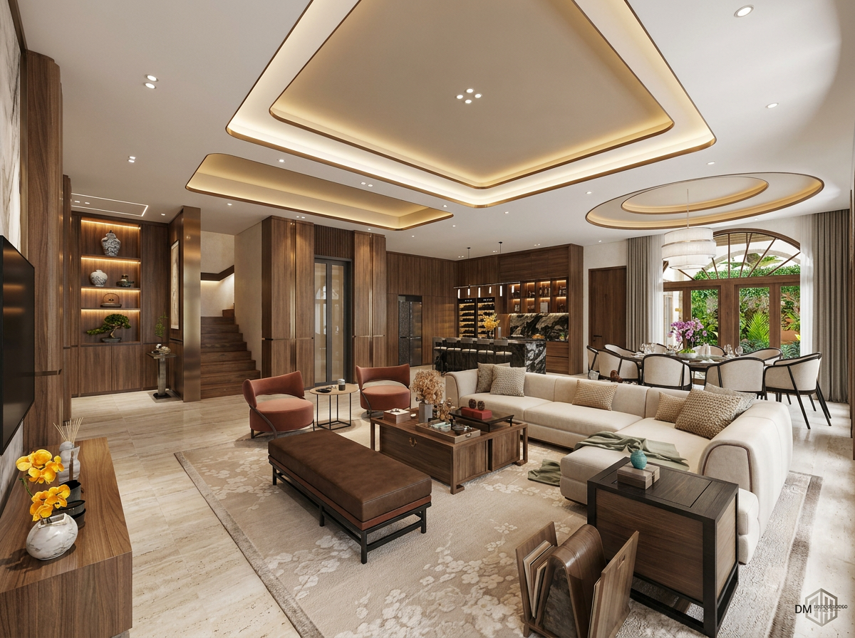 Modern Oriental interior design — example 1 by Mr Cow Studio Singapore