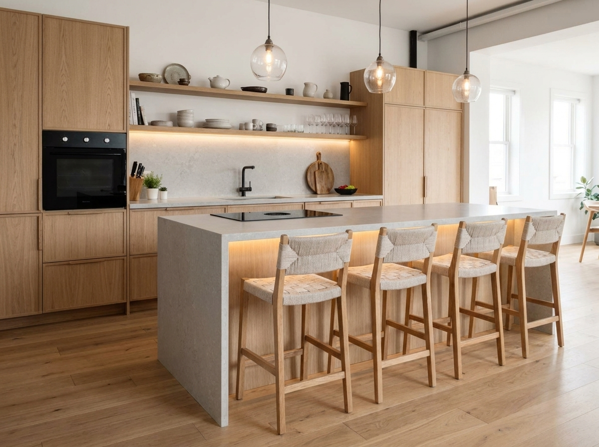 Scandinavian kitchen — Nordic Calm by Mr Cow Studio Singapore